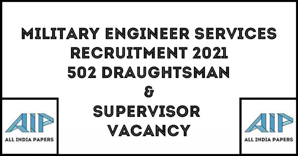MES Recruitment 2021