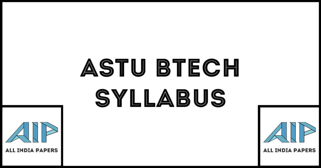 ASTU BTech Syllabus